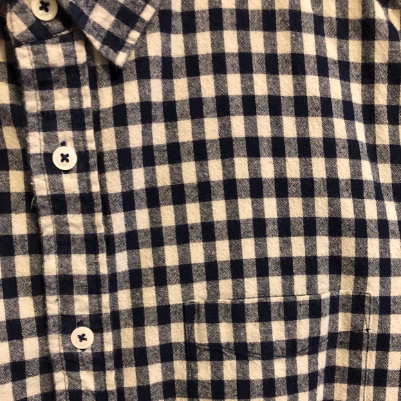JackThreads Gingham Plaid Long Sleeve Button Down Shirt - Extra Large - Picture 3 of 4